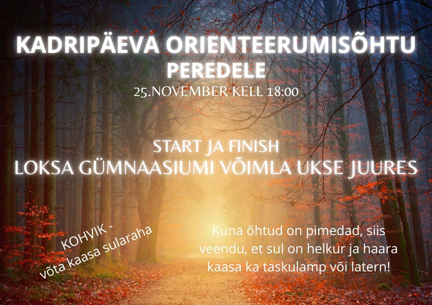 KadripÄeva orienteerumisÕhtu