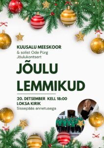 Meeskoor Jõulukontsert