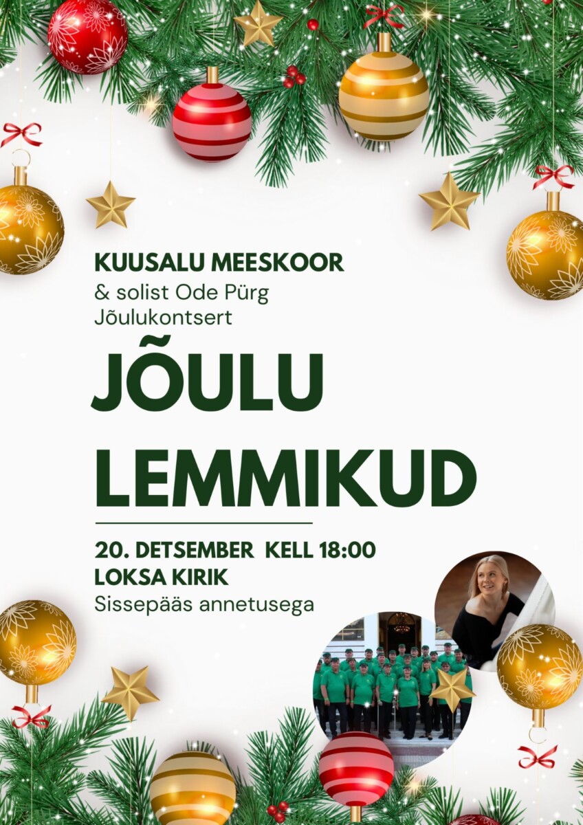 Meeskoor Jõulukontsert