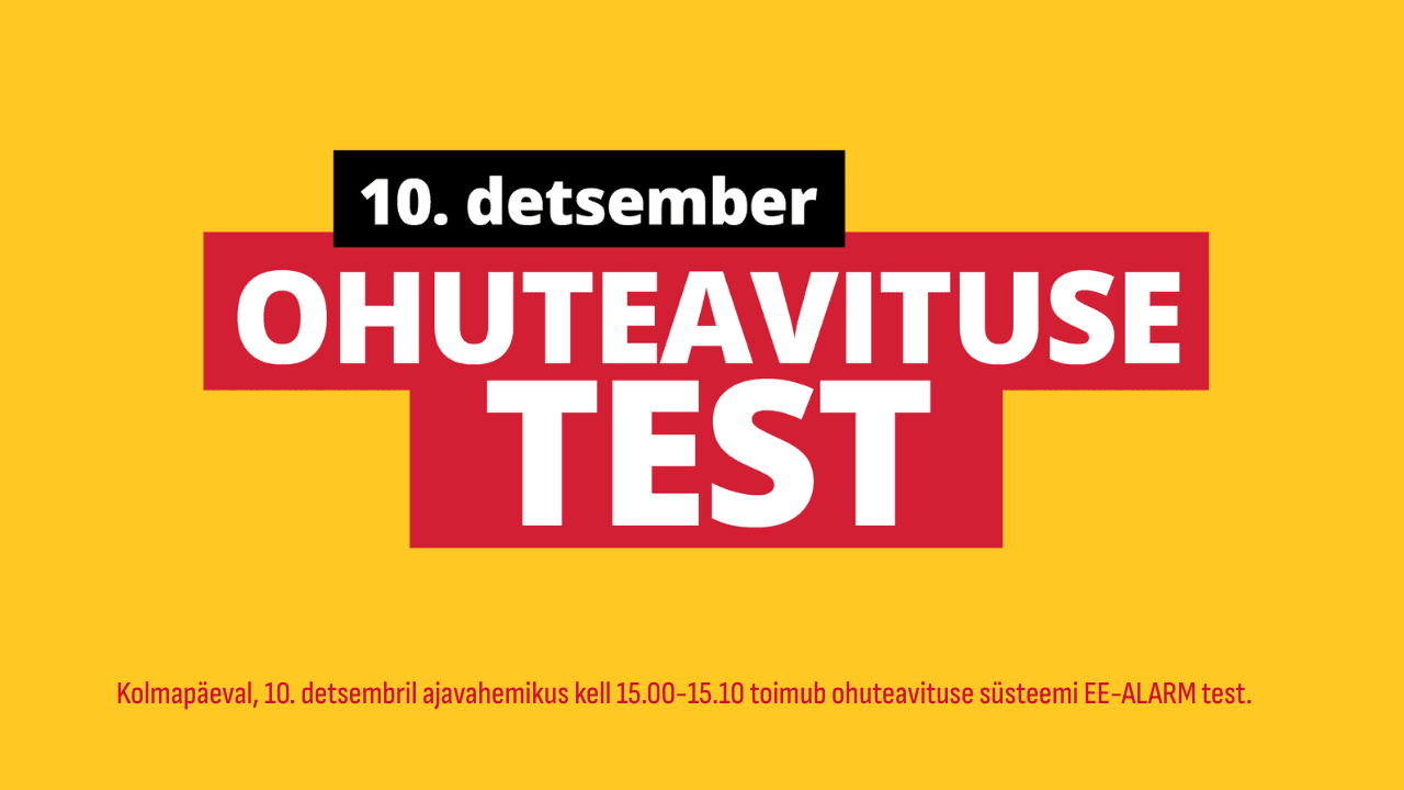 Ohuteavituse test