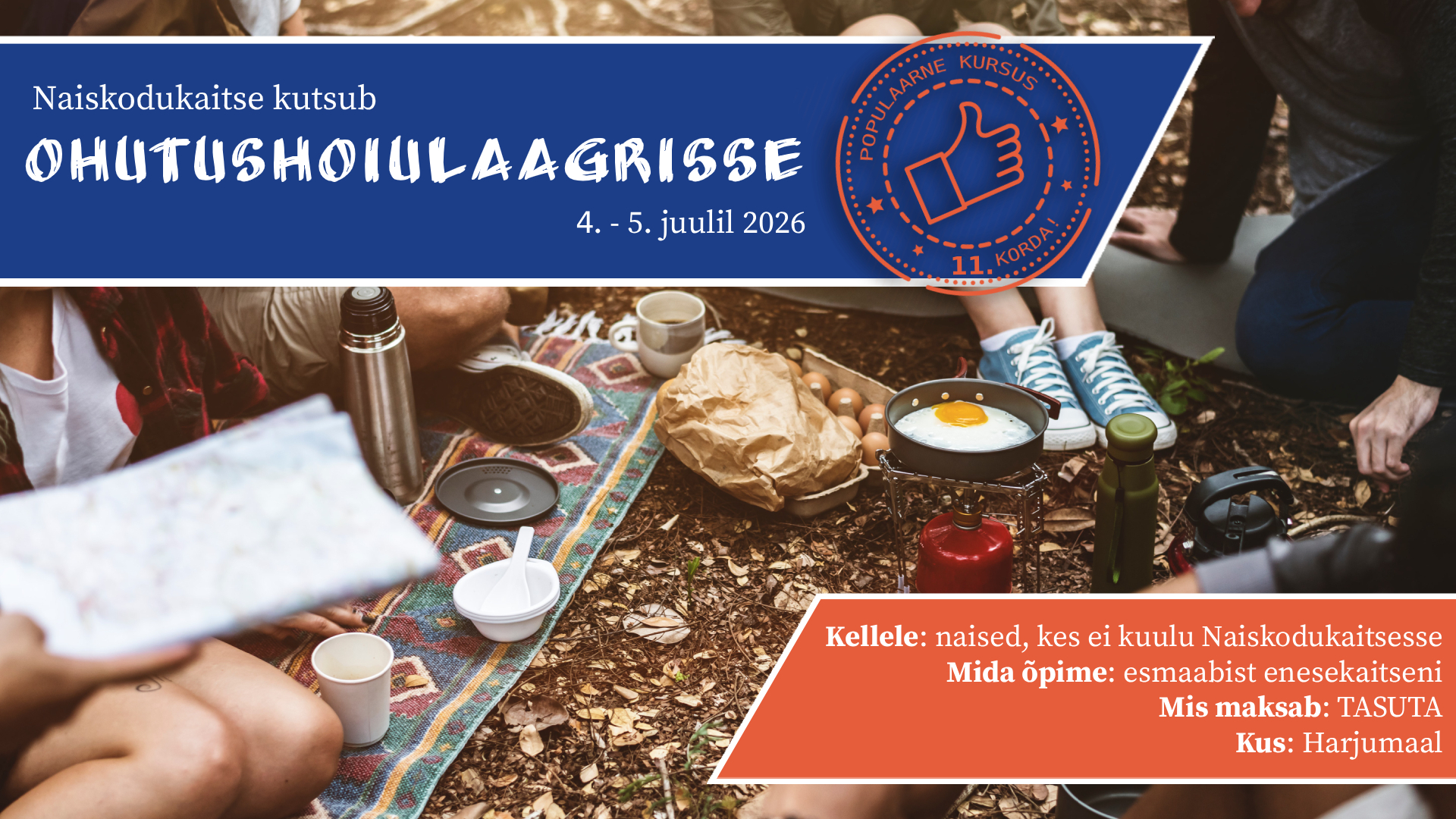 Naiskodukaitse laager postitus