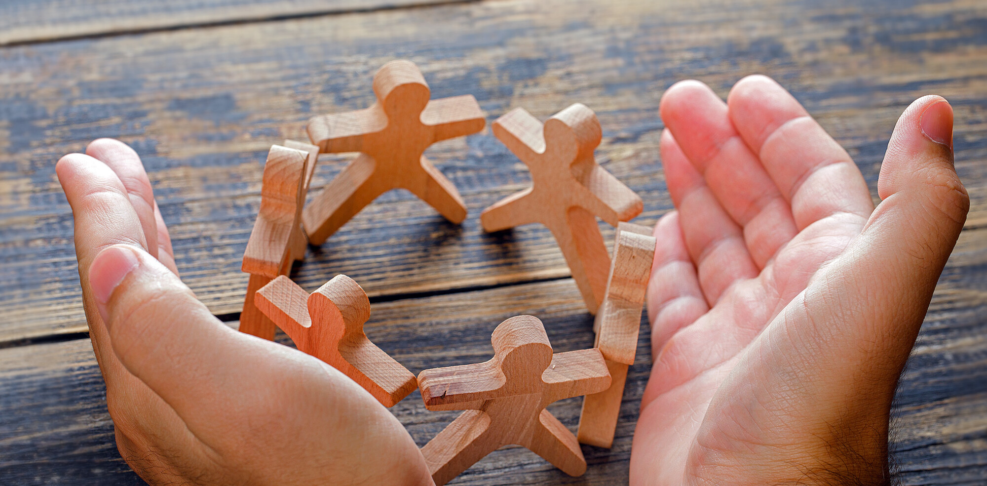 Business success concept on wooden background high angle view. h