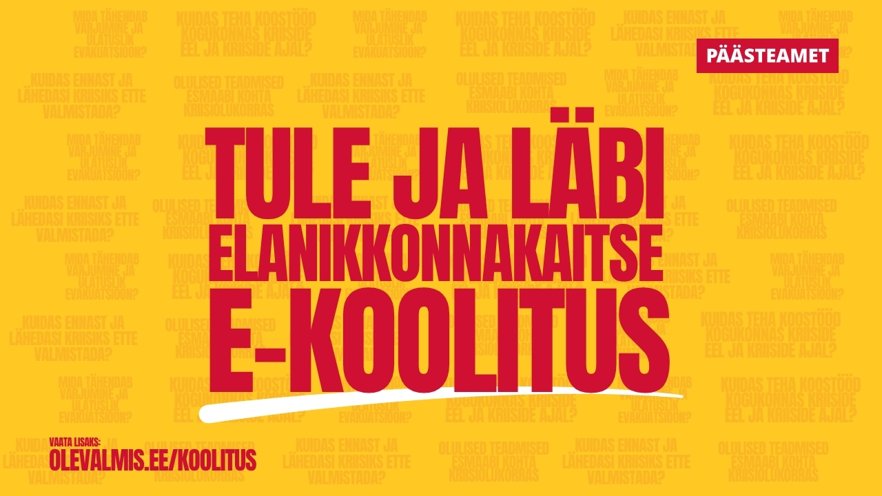 Elanikkonnakaitse ekoolitus